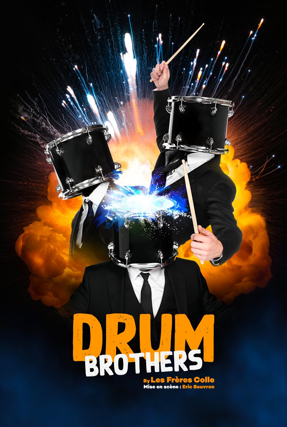 Affiche Les Frères Colle - Drum Brothers